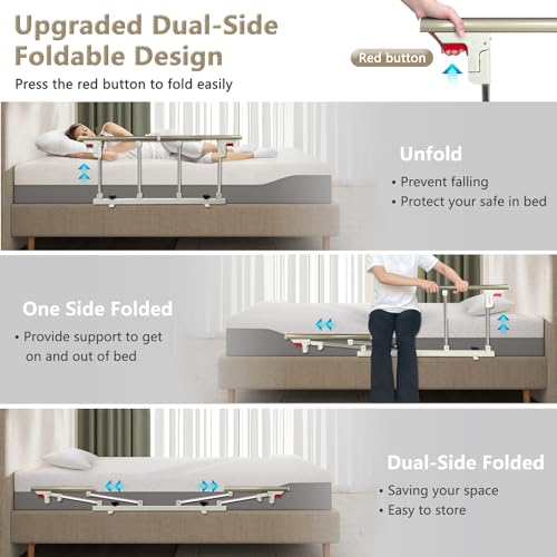 Collapsible Bedside Safety Rail for Bed R53101