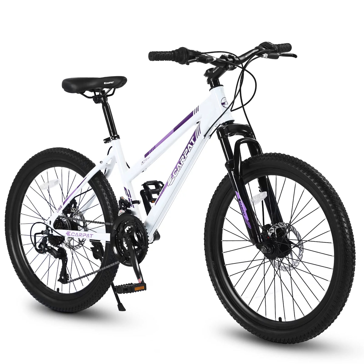 24 inch Mountain Bike with 21 Speeds Gear and Dual Disc Brakes O523755