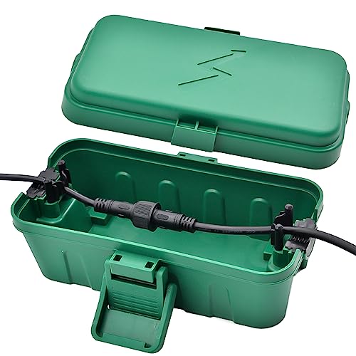 Small Weatherproof Electrical Connection Box (6 x 3.5 x 2.8 inch), Black G8754