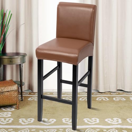 Waterproof PU Bar Stool Covers Set of 2 E5590