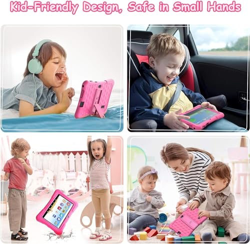 10 inch Android Tablet with 32GB Storage – Pink Z650698