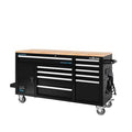 Heavy Duty Mobile Tool Chest with 10 Drawers in Black X274