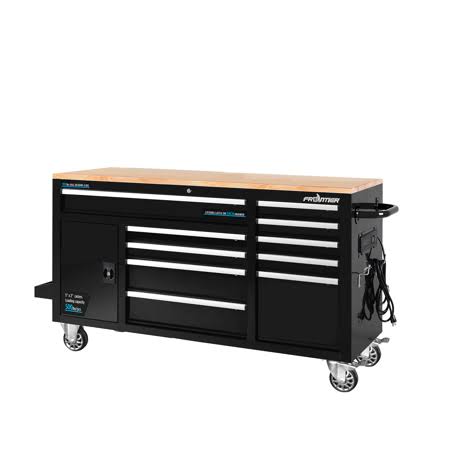 Heavy Duty Mobile Tool Chest with 10 Drawers in Black X274