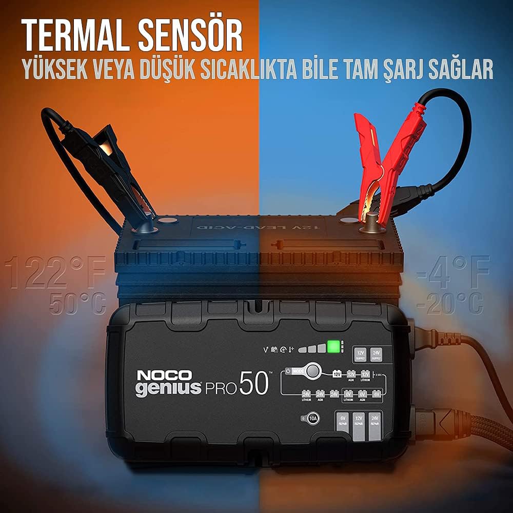 50-Amp 6V 12V 24V Battery Charger D91056