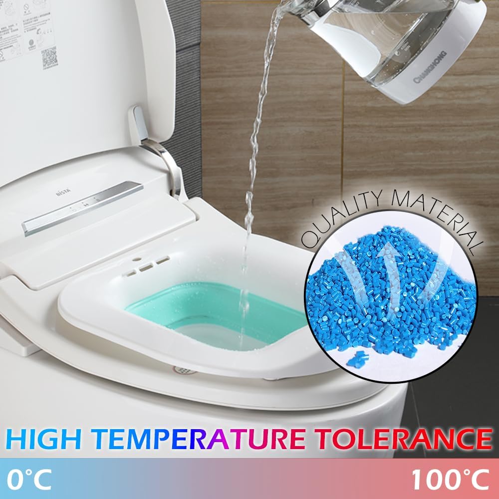 Wireless Battery Powered Collapsible Sitz Bath Y86629