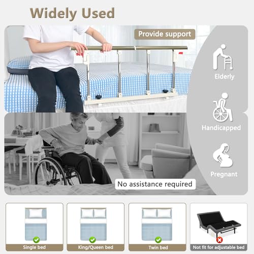 Collapsible Bedside Safety Rail for Bed R53101