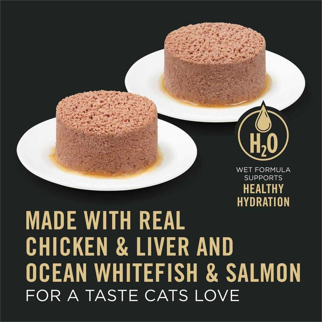 Grain-Free Chicken & Liver & Ocean Whitefish & Salmon Variety Pack Wet Kitten Food S770362