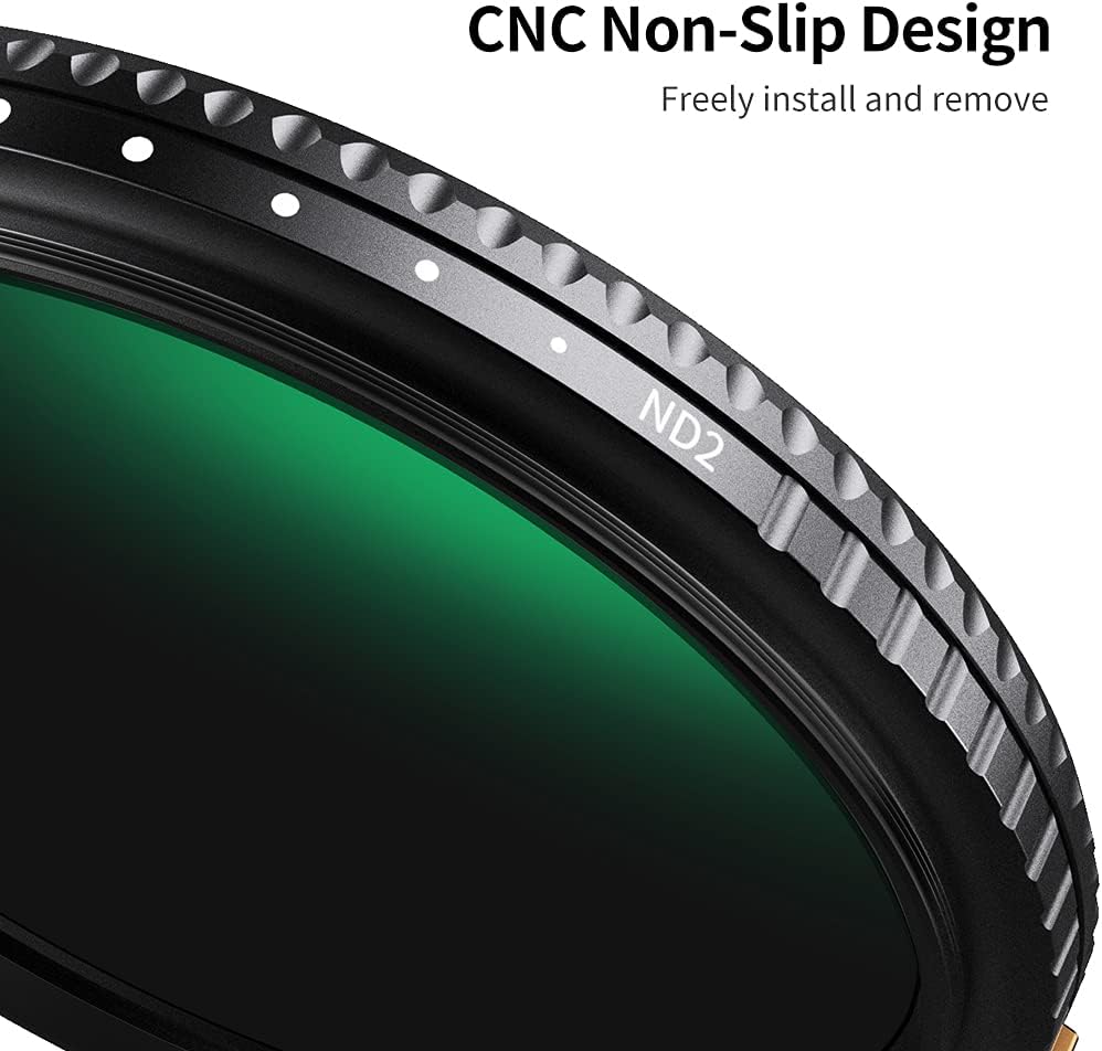 62mm Variable ND Filter ND2-ND400 Adjustable Neutral Density Filter T630528