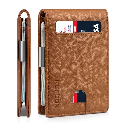 Slim Leather RFID Blocking Bifold Wallet L87739