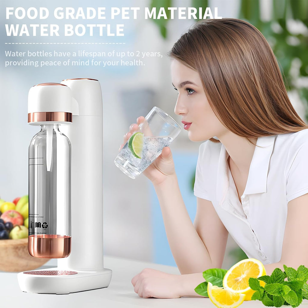Sparkling Water Maker Soda Maker Machine with 1L PET Bottle V629689