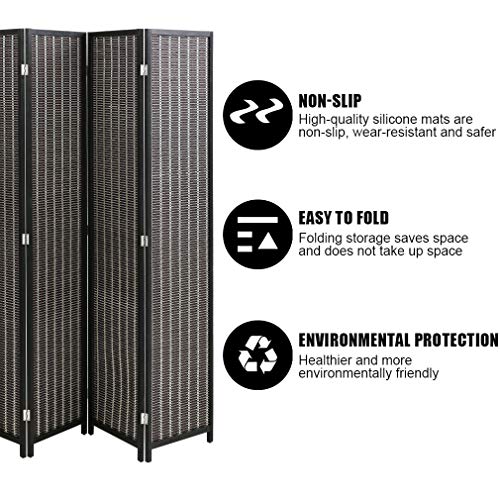 Natural Bamboo 6 Panel Room Divider K8494