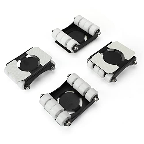 Heavy Duty Furniture Lifter 4 Appliance Roller 880 LBS Load Capacity Wheels Adjustable Height Lifting Tool Lever Z151212
