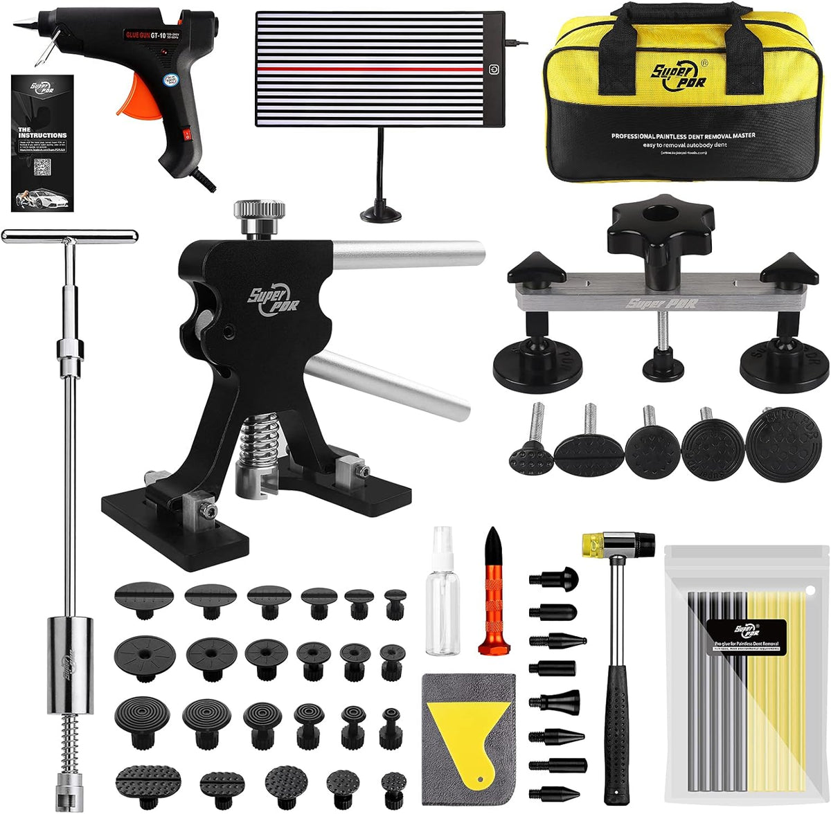 Dent Repair Kit with LED Light Board and Storage Bag C562207
