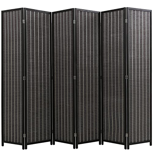 Natural Bamboo 6 Panel Room Divider K8494