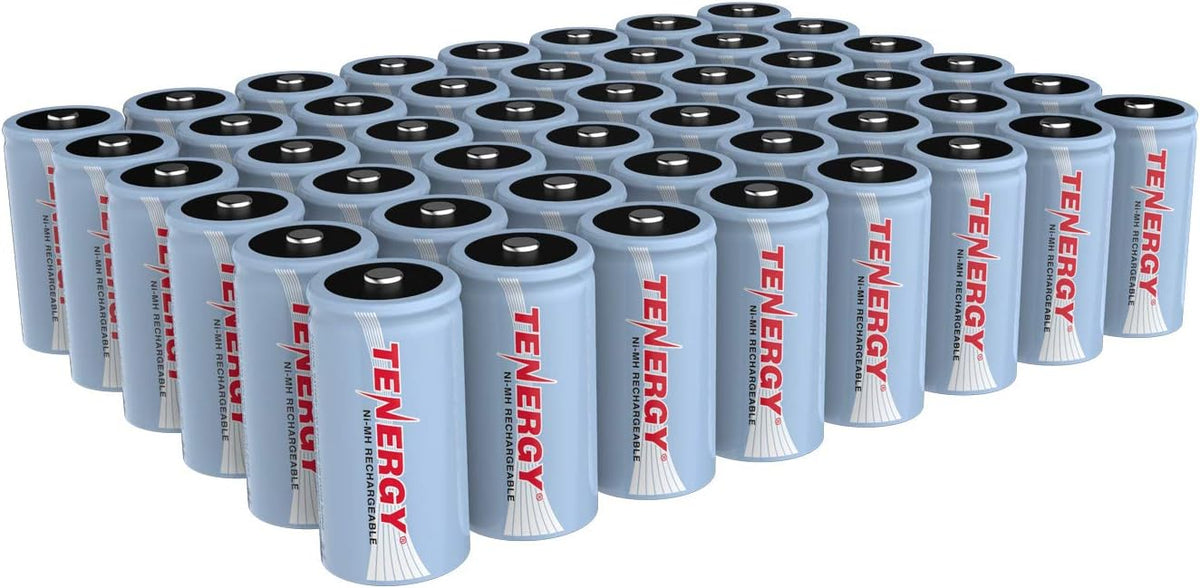 C Size 1.2V 5000mAh NiMH Rechargeable Battery 48 Pack A585020