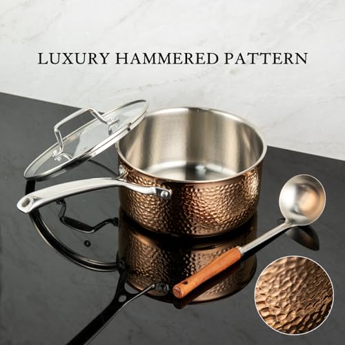 5 Piece Heavy Duty Stainless Steel Cookware Set V2627
