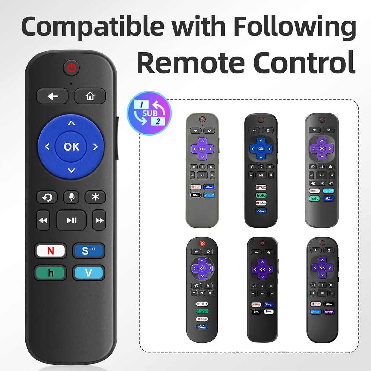 Roku Remote Control X24169