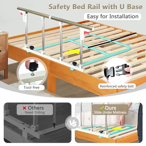 Collapsible Bedside Safety Rail for Bed R53101