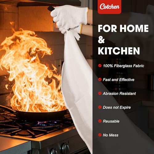 4 Pack 40'' x 40'' Fiberglass Fire Blanket X7365