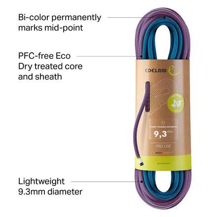 9.3mm Eco Dry Climbing Rope J9506