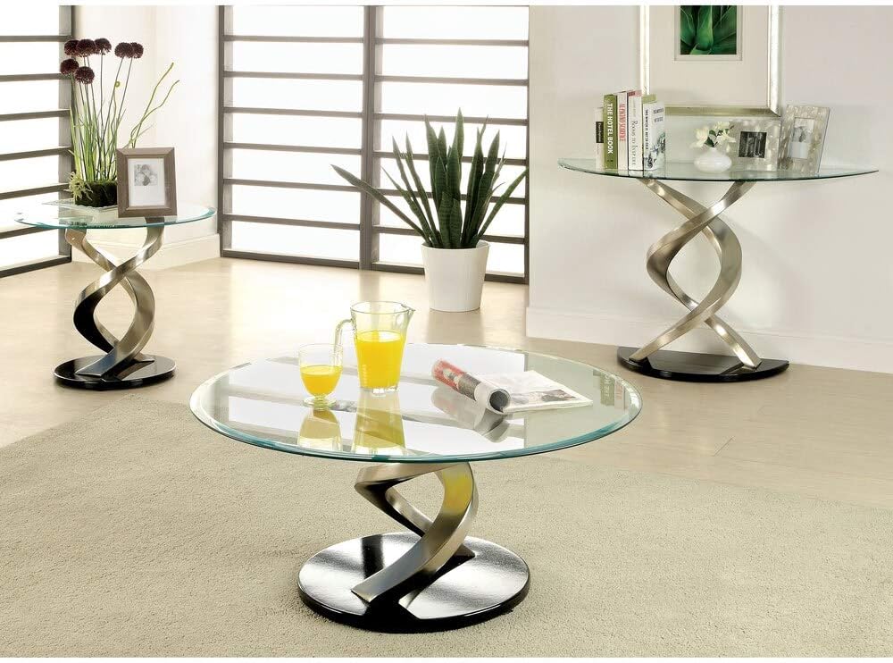 Satin Plated Coffee Table W290