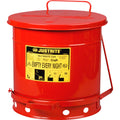 10 Gallon Red Oily Waste Can T741813
