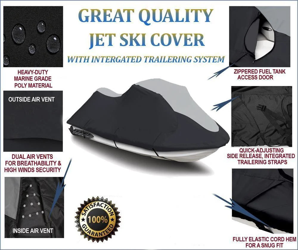 JETSKI Trailerable Cover Black/Grey 2 Seater G16504