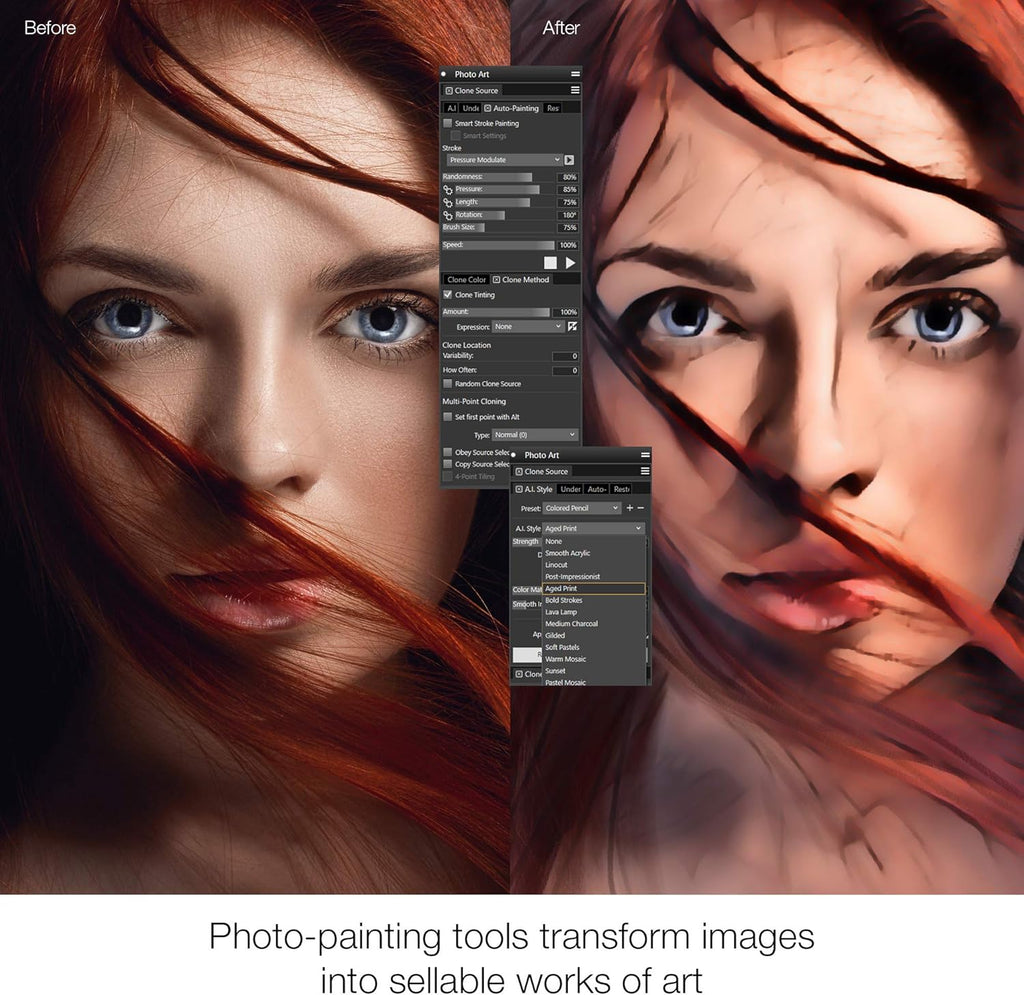 Painter 2021 Upgrade Digital Painting Software [PC/Mac Keycard] U530233