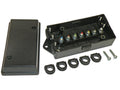 4-Pack Electrical Junction Box with 7 Color Coded Terminals B718