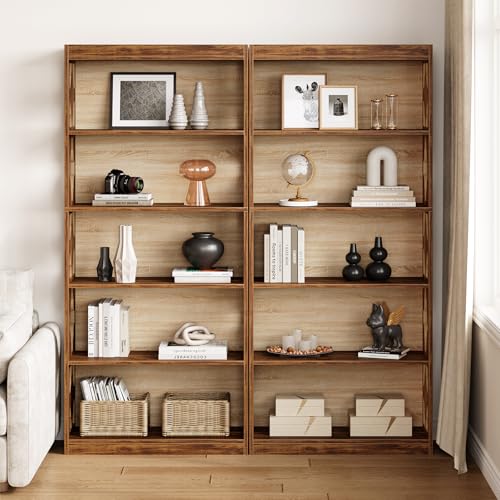 69.9" 5-Tier Vintage Bookshelf I5196