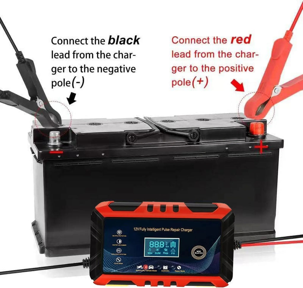 12V/6A Automatic Smart Battery Charger F562076
