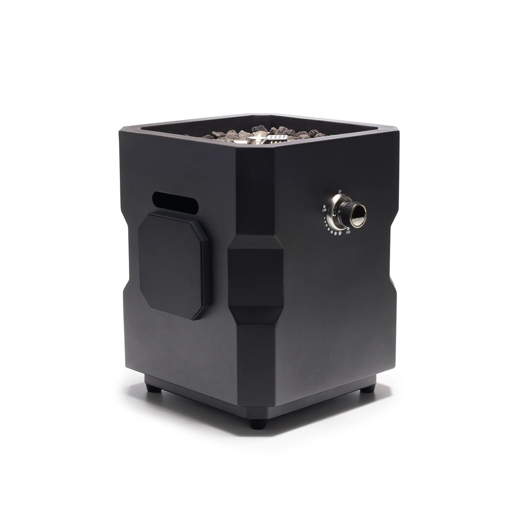 Portable Wireless Fire Pit with Speaker Sound System, Black J252