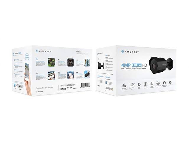 4MP Outdoor PoE Bullet Security Camera D2488