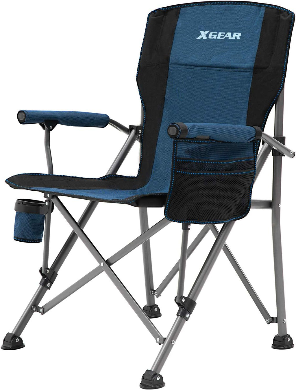 Blue Heavy Duty Camping Chair with Cup Holder D20354