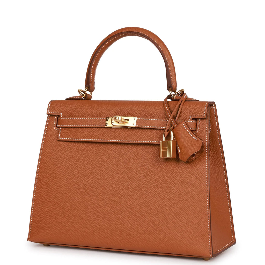 Gold Epsom Leather Handbag L15236