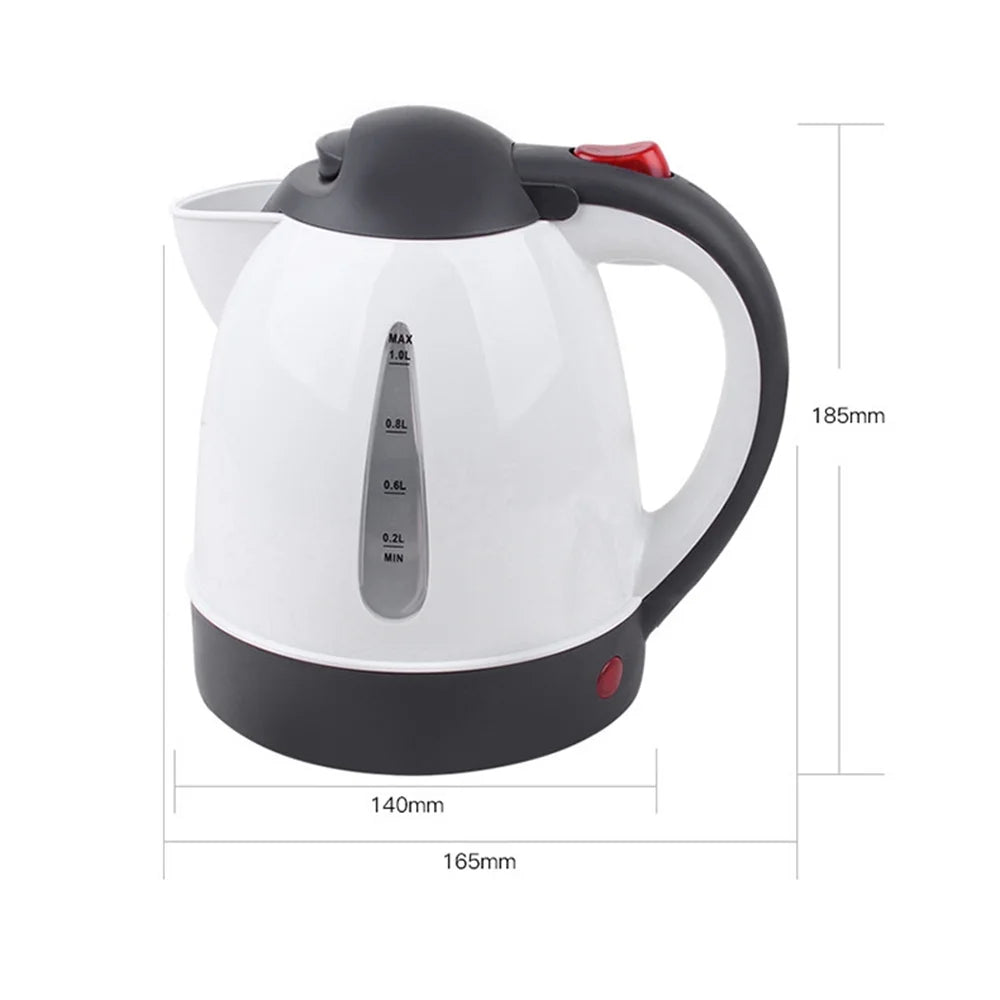1000mL Car Electric Kettle 24V 250W Portable White Y78602
