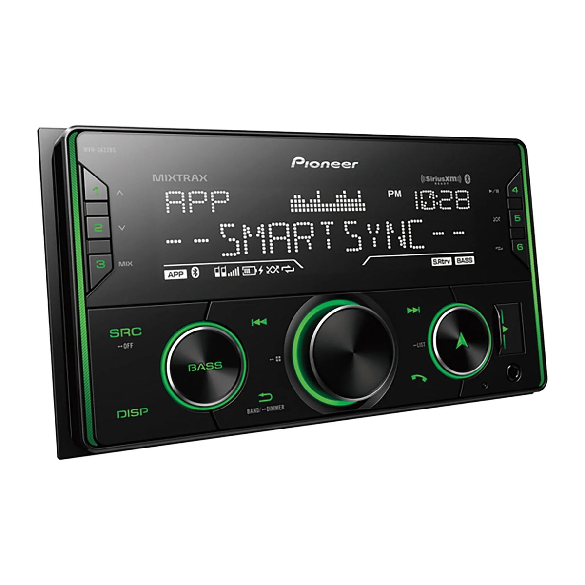 Double-DIN Car Stereo Head Unit with Bluetooth Z115