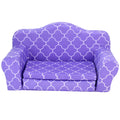 Plush Pull Out Couch/Double Bed for 18" Dolls P8381