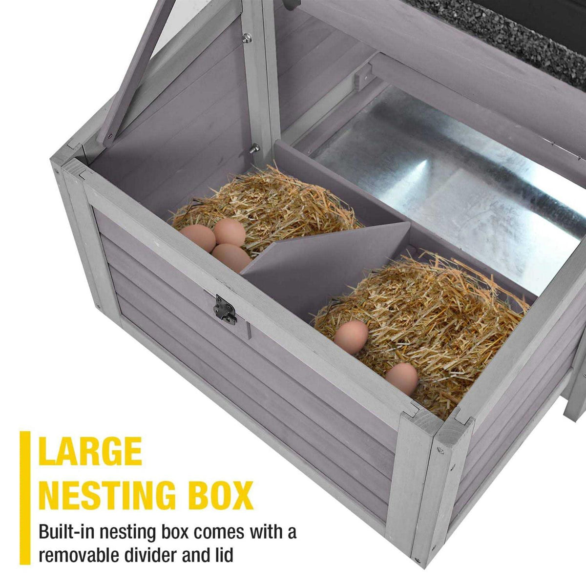 Chicken Coop with 2 Nesting Boxes Z9189