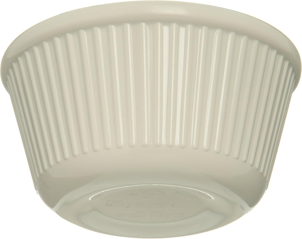 Melamine Fluted Ramekin Set, 4 oz Capacity, Bone (Case of 12) O16383