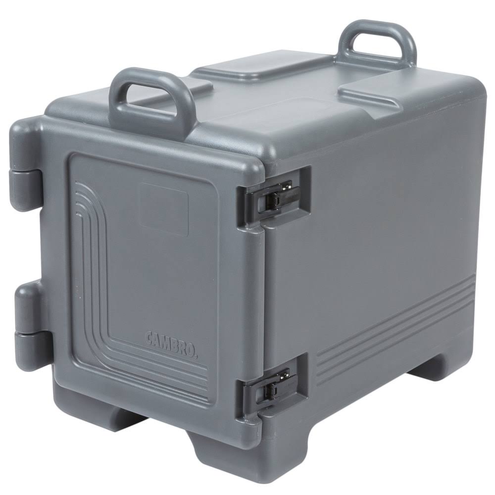 Charcoal Gray Front Loading Insulated Food Pan Carrier P3854