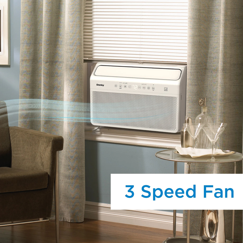 8,000 BTU White Window AC D115871