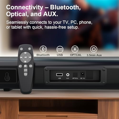 50W Bluetooth Soundbar with 3D Surround Sound P9091