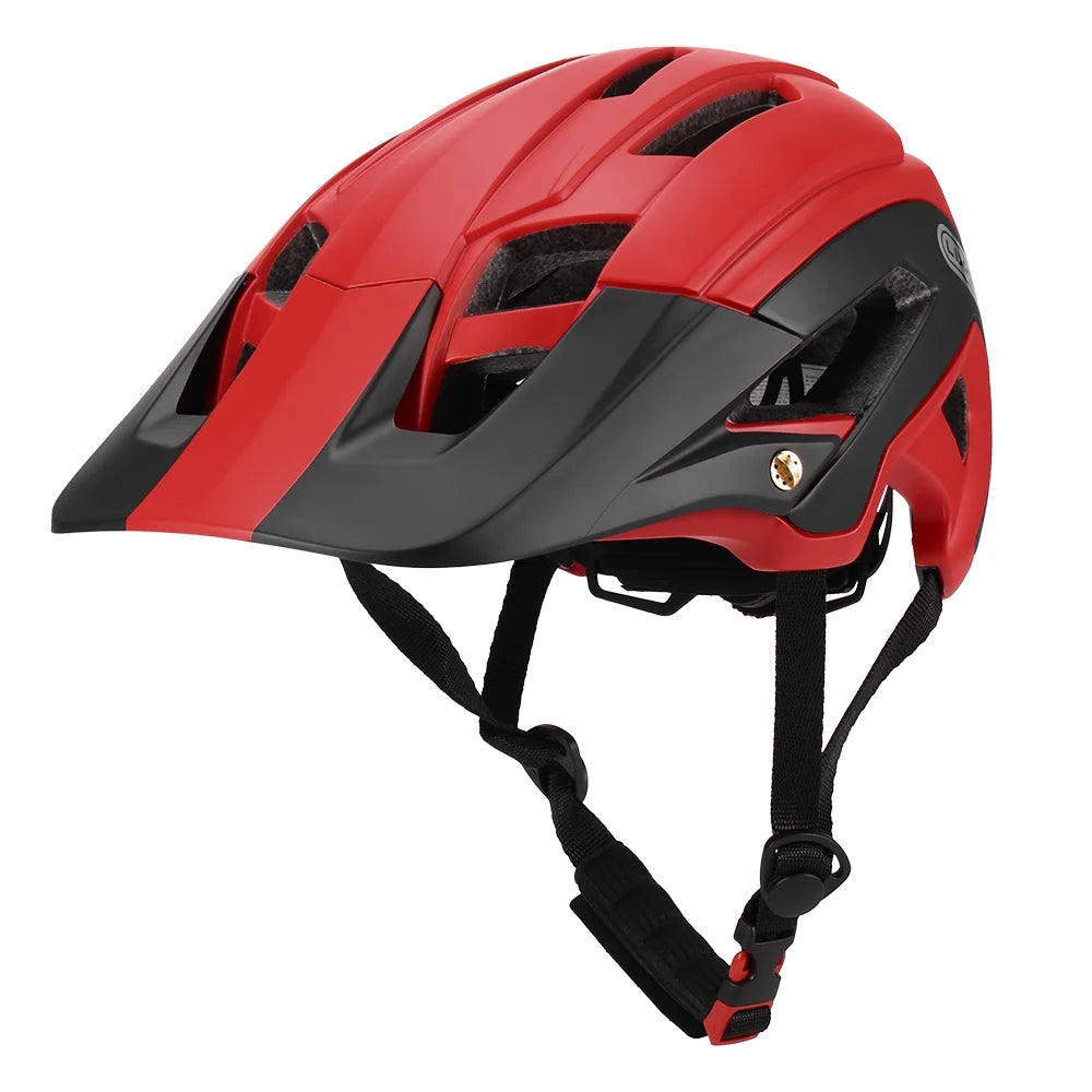 Lightweight Cycling Helmet with Detachable Visor, 16 Vents A3354