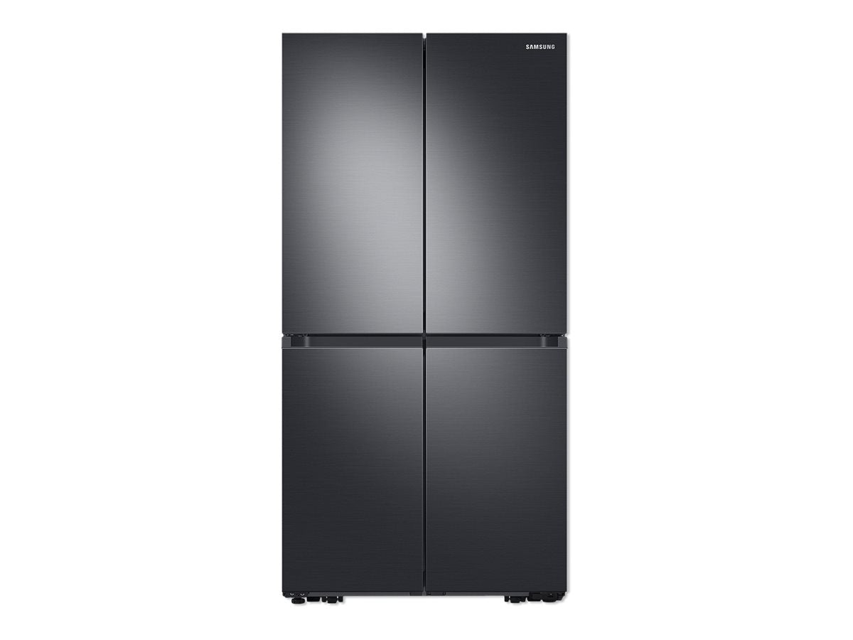 Black Stainless Steel Bottom-Freezer Refrigerator O99572