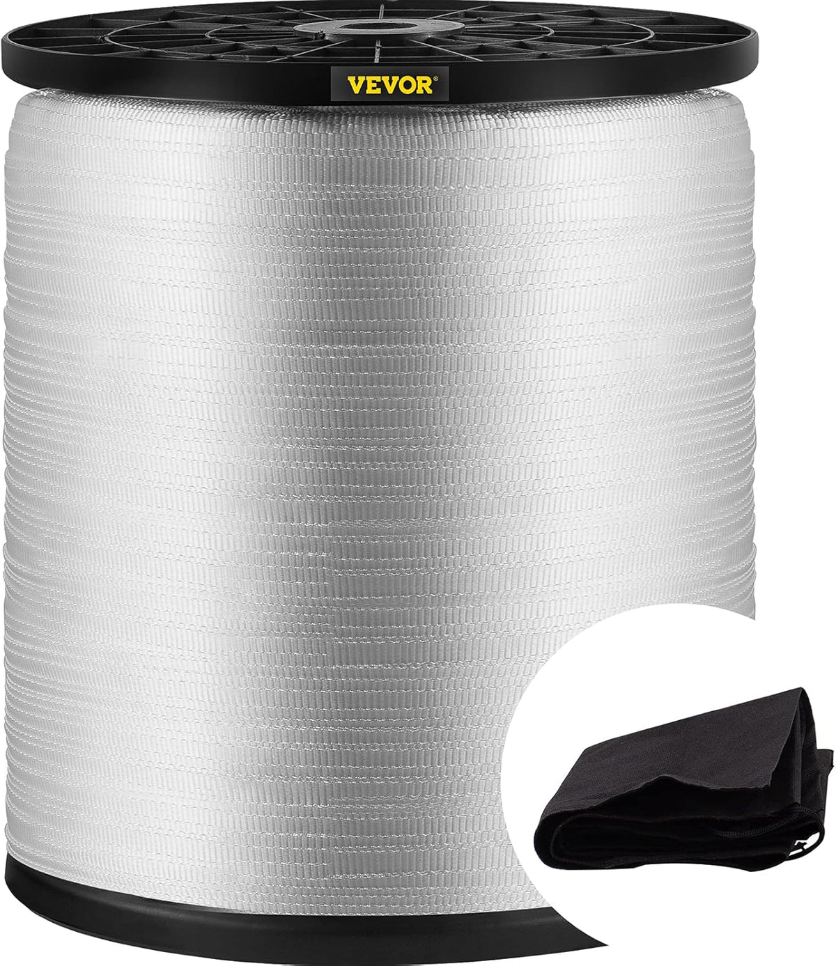 1250Lbs Polyester Pull Tape, 1053' x 1/2" Flat Tape, Pack of 2 E43825