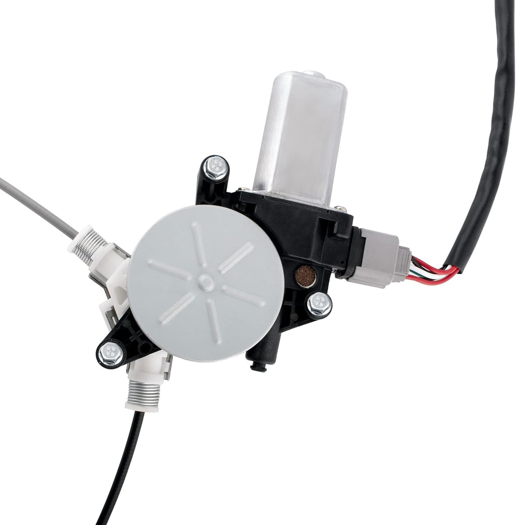 Front Left Driver Side Power Window Regulator with Motor for 2001-2005 Honda Civic 2 Door Coupe, Pack of 2 W345838