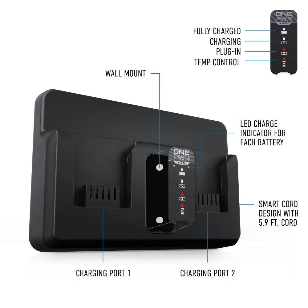 Onepwr Dual Bay Charger M348562