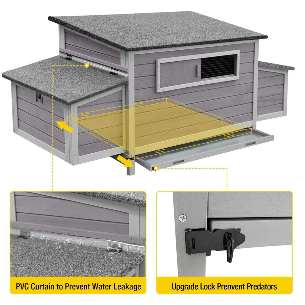 Chicken Coop with 2 Nesting Boxes Z9189