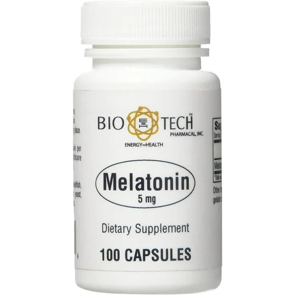 Melatonin 5 mg 100 Capsules Supplement E3897